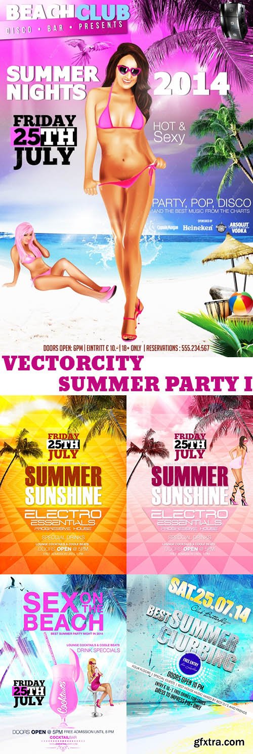 VectorCity Summer Party Pack 1