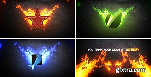 Videohive Fire Logo 4429346 (With Texturex and SFX)