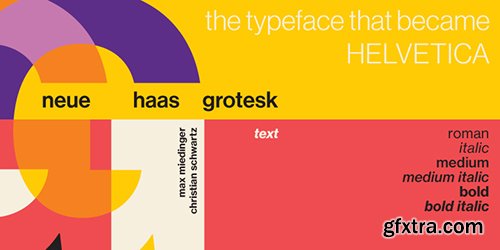 Neue Haas Grotesk Font Family - 44 Font $2376