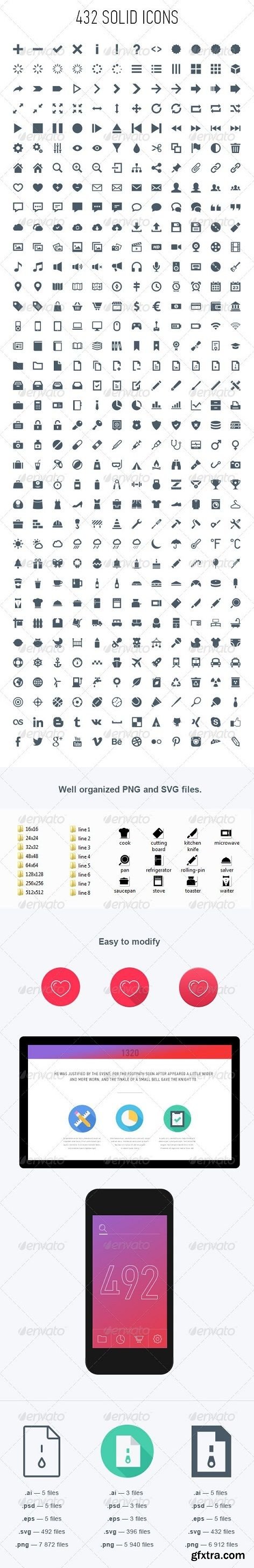 GraphicRiver - The Icons 3in1 1320 7730764