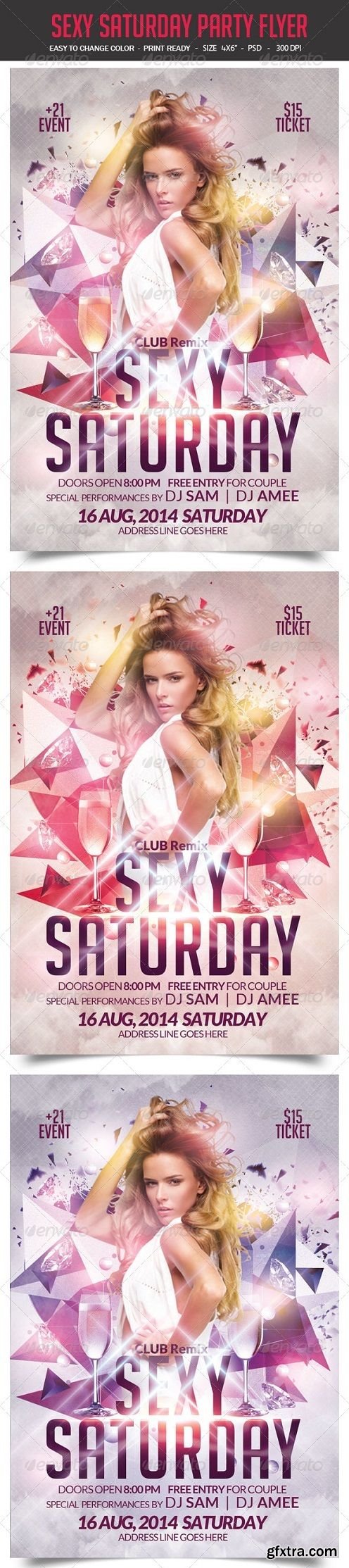 Sexy Saturday Party Flyer - GraphicRiver 8548546