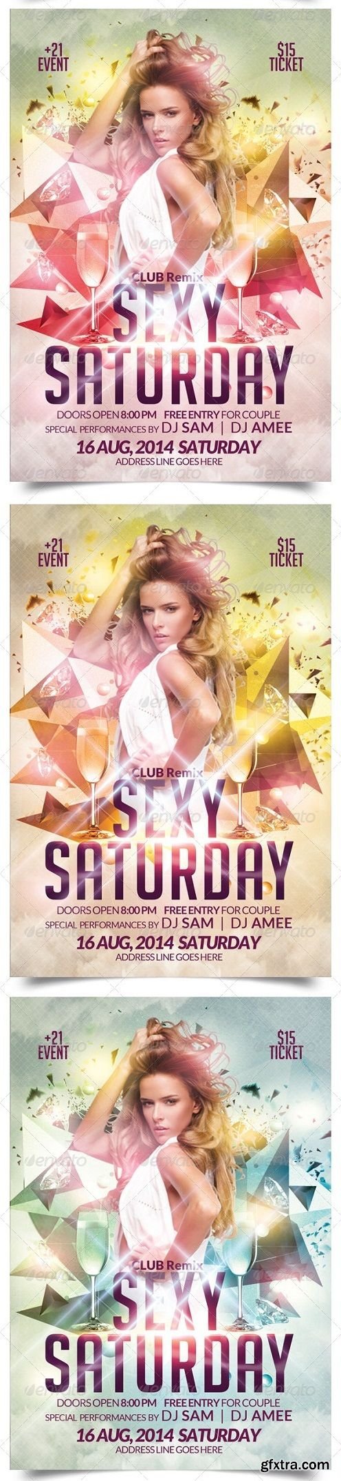 Sexy Saturday Party Flyer - GraphicRiver 8548546