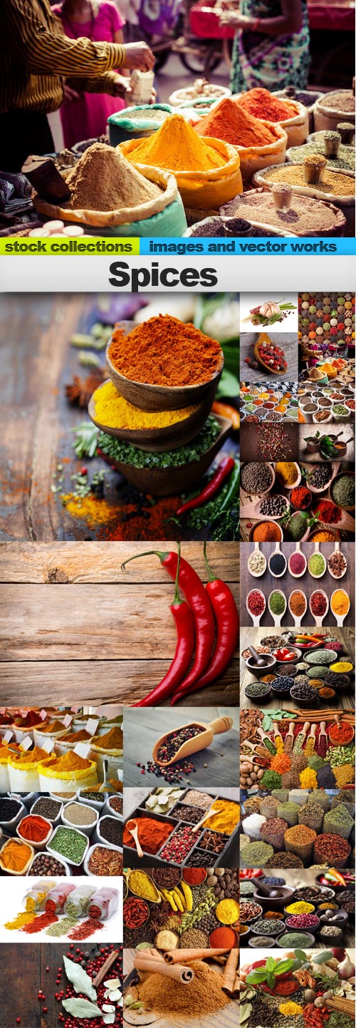 Spices,25 x UHQ JPEG