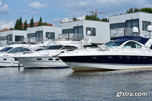 Stock Photos - Private boat, 25xJPG