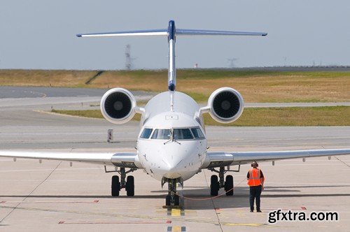 Stock Photos - Private jet plane, 25xJPG