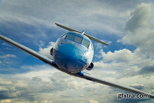 Stock Photos - Private jet plane, 25xJPG