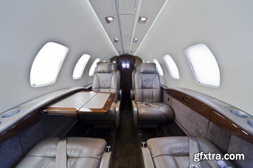 Stock Photos - Private jet plane, 25xJPG