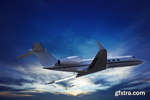 Stock Photos - Private jet plane, 25xJPG