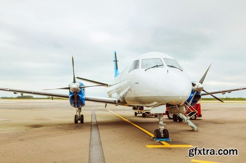 Stock Photos - Private jet plane, 25xJPG