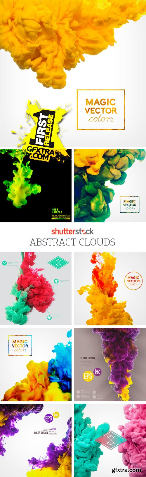 Amazing SS - Abstract Clouds, 25xEPS