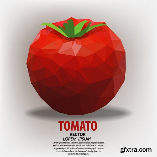 Stock Vectors - Tomatoes 2, 25xEPS