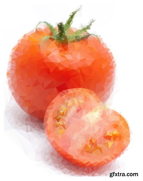 Stock Vectors - Tomatoes 2, 25xEPS