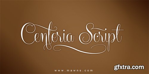 Centeria Script Font Family - 12 Fonts $708