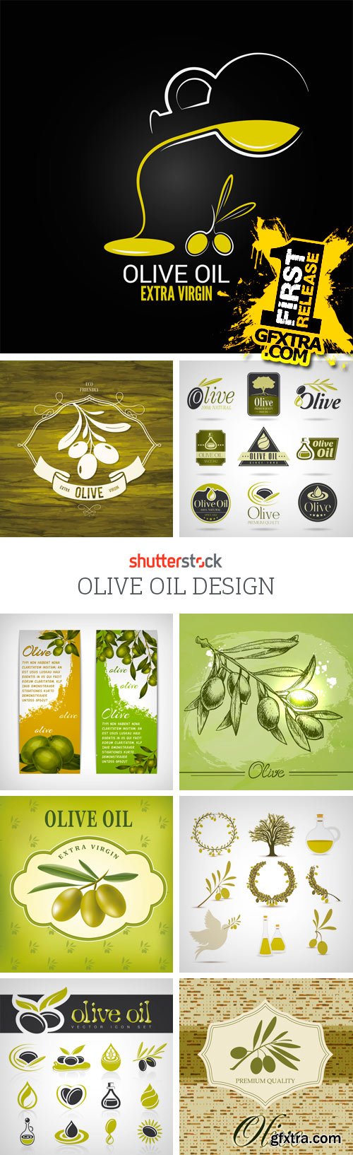 Amazing SS - Olive Oil Design, 25xEPS