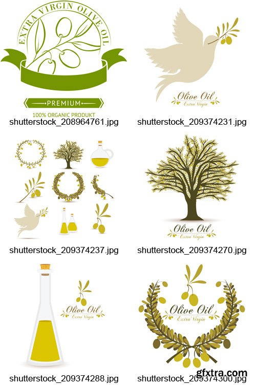 Amazing SS - Olive Oil Design, 25xEPS