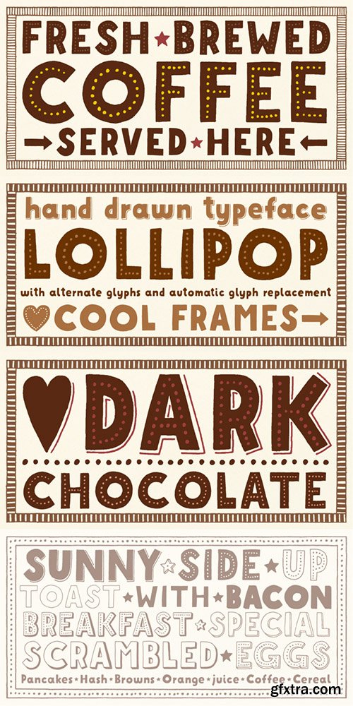 Mrs Lollipop Font Family - 13 Fonts $250