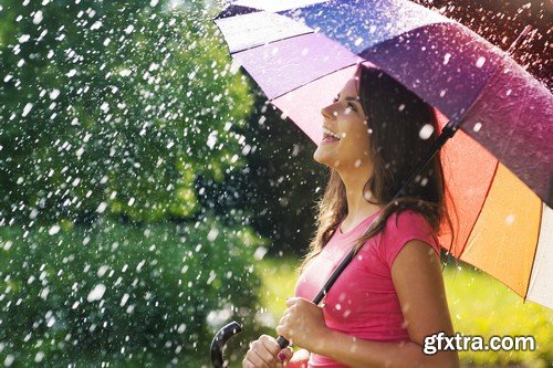 Stock Photos - Rain, 44xJPG!