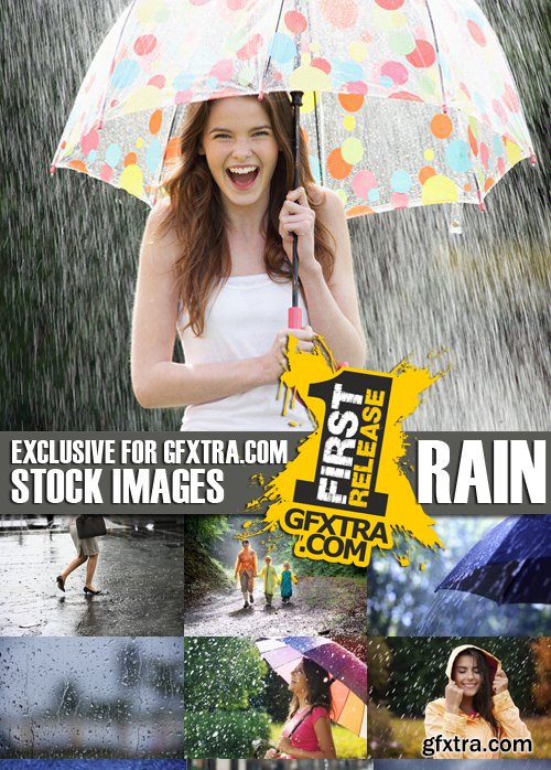 Stock Photos - Rain, 44xJPG!