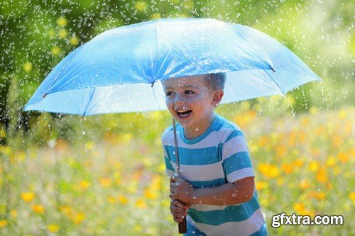 Stock Photos - Rain, 44xJPG!