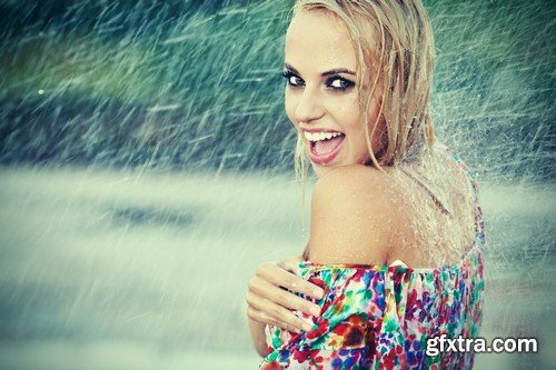 Stock Photos - Rain, 44xJPG!