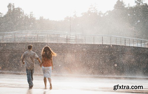 Stock Photos - Rain, 44xJPG!