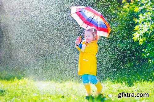 Stock Photos - Rain, 44xJPG!