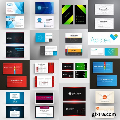 Business Card Design #20 - 25 Vector