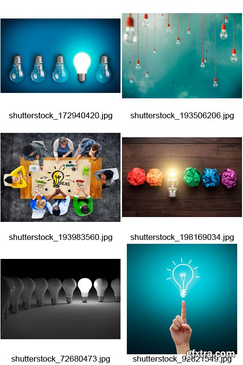 Amazing SS - Light Bulbs & Creative Ideas, 25xJPGs