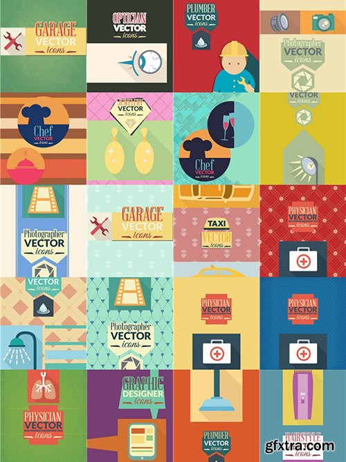 Crafts Illustrations Pack 100xEPS