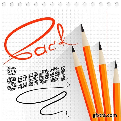 Stock Vectors - Back to school 2, 25xEPS