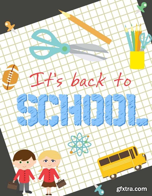 Stock Vectors - Back to school 2, 25xEPS