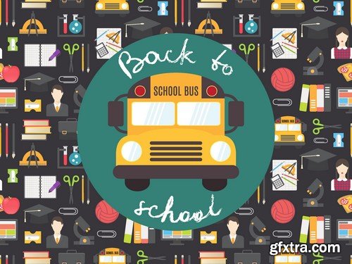 Stock Vectors - Back to school 2, 25xEPS