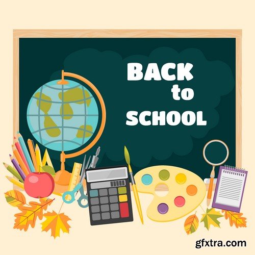 Stock Vectors - Back to school 2, 25xEPS