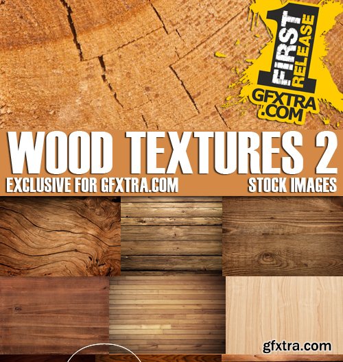 Stock Photos - Wood Textures 2, 25xJPG