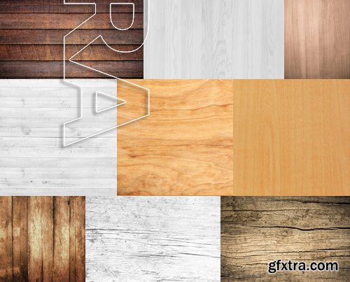 Stock Photos - Wood Textures 2, 25xJPG