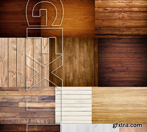 Stock Photos - Wood Textures 2, 25xJPG