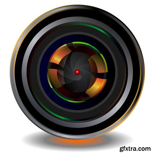 Stock Vectors - Camera 3, 25xEPS