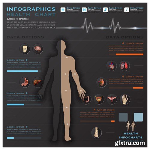 Medical Infographics, 25xEPS