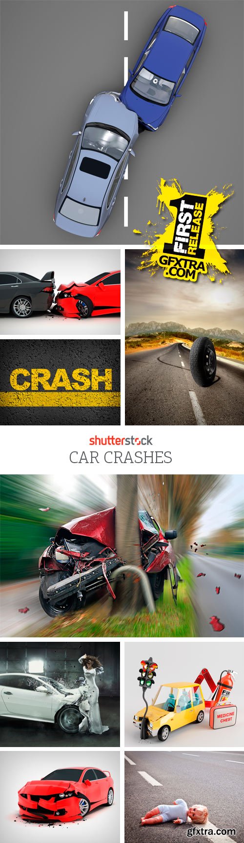 Amazing SS - Car Crashes, 25xJPGs