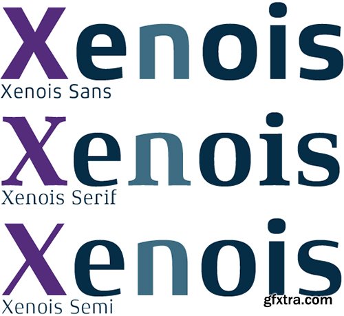 Xenois Font Family- 60 Fonts $2100