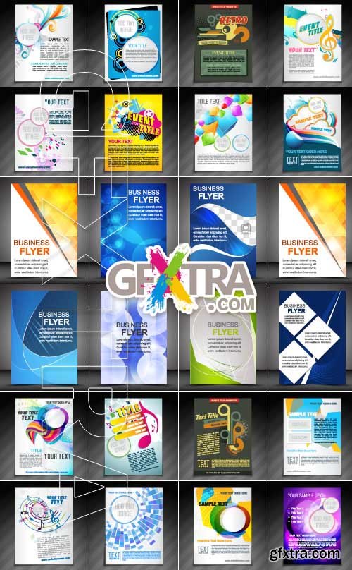 Brochure and flyer layout vector 3