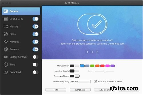 iStat Menus 5.0.1 (Mac OS X)