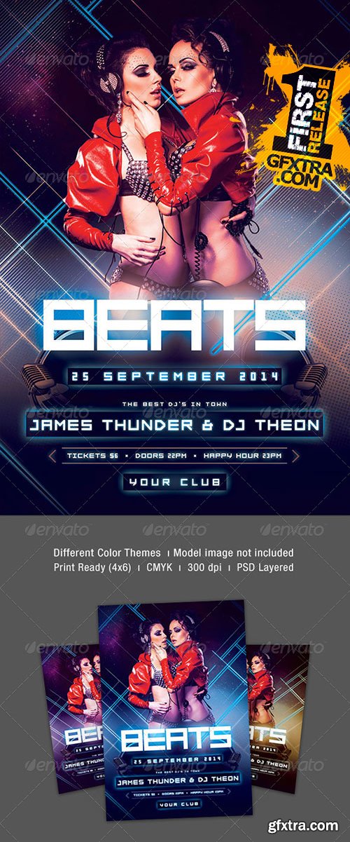 Beats Flyer - GraphicRiver 8560940