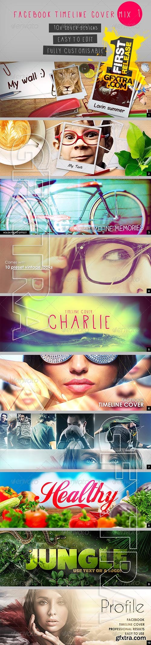 Facebook Timeline Cover Mix 1 - GraphicRiver 5077877