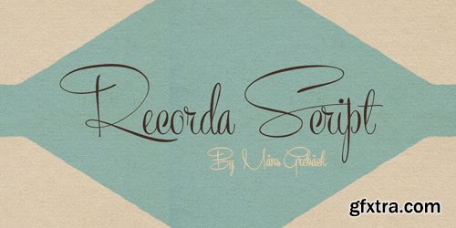 Recorda Script Font for $59