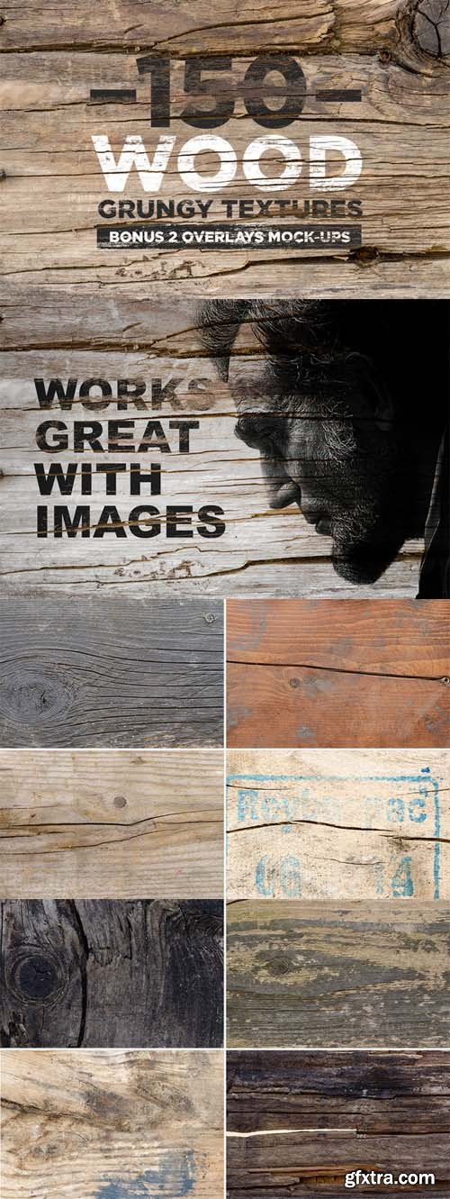 150 Wood Grungy Textures