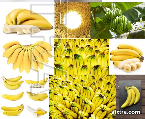 Stock Photos - Bananas, 25xJPG