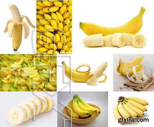 Stock Photos - Bananas, 25xJPG