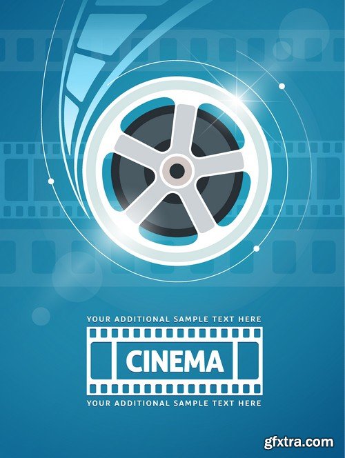 Stock Vectors - Cinema and Film 4, 25xEPS