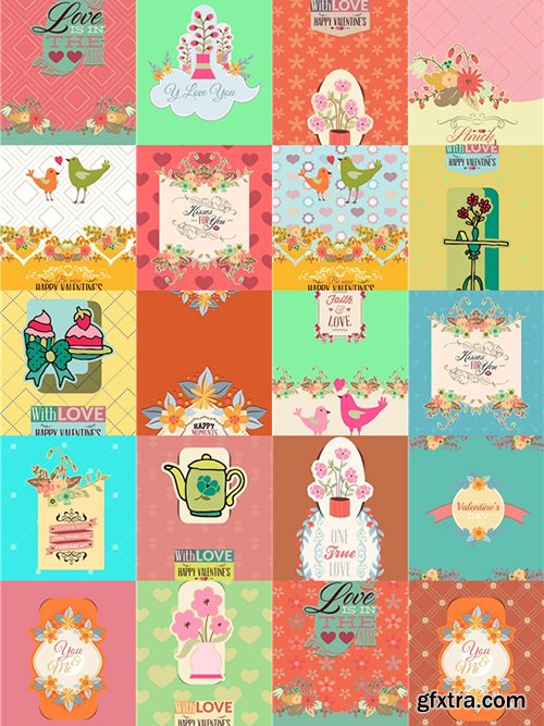 Love Vector Bundle 102xEPS